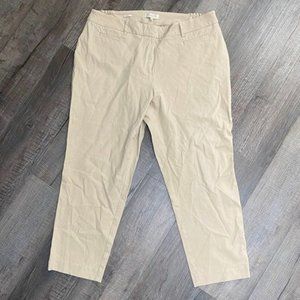 Talbots Khaki Pants Plus Size "Curvy" 18W